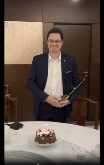 Celebração do Aniversário do Mestre Senior Paulo&nbsp;Camiz